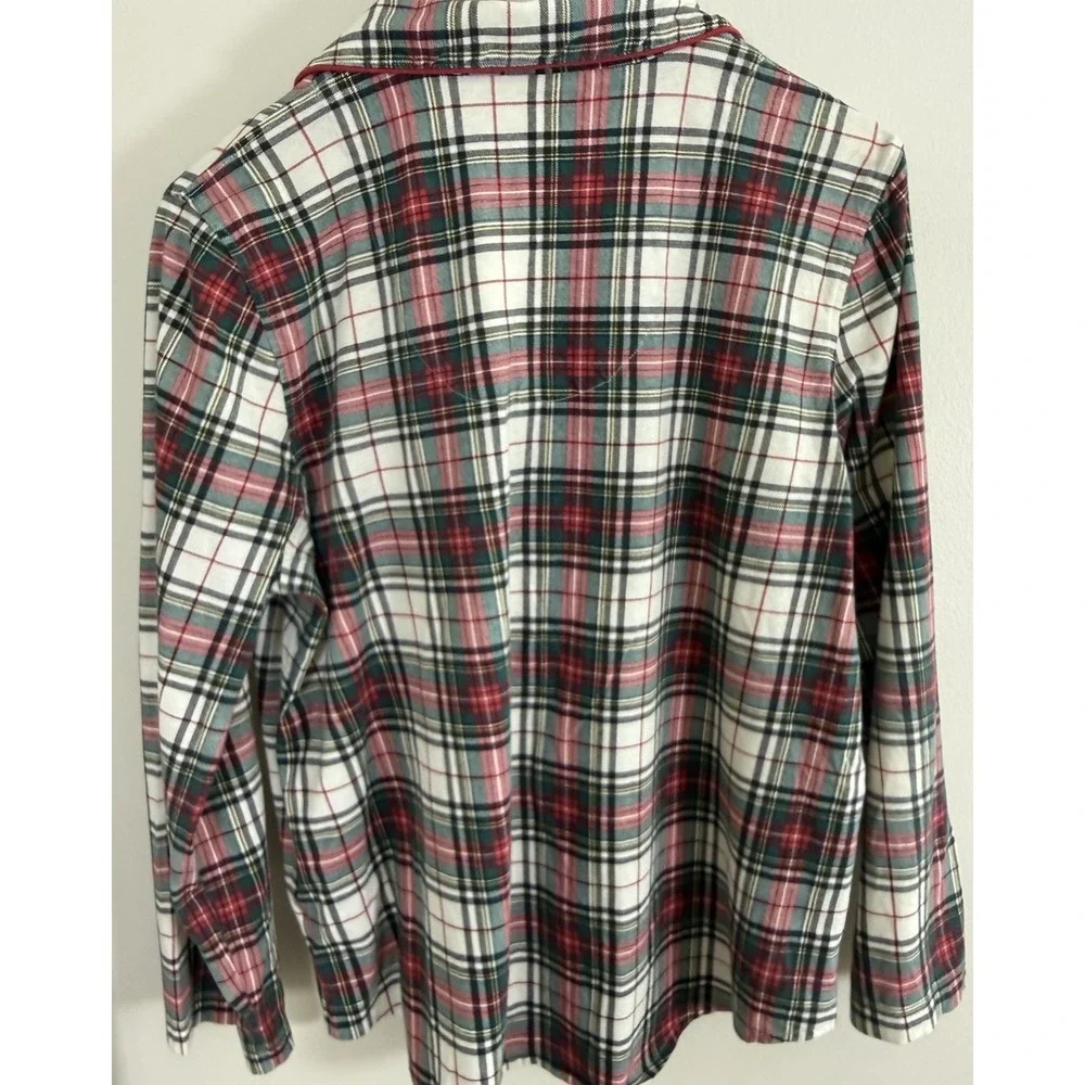 Ralph Lauren Women's Pajama Set Red, Green Plaid XL